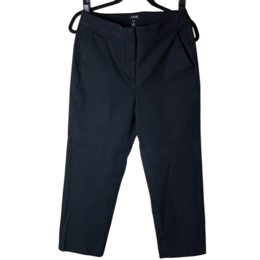 J. Crew Kate Straight Leg Black Trousers - 8P